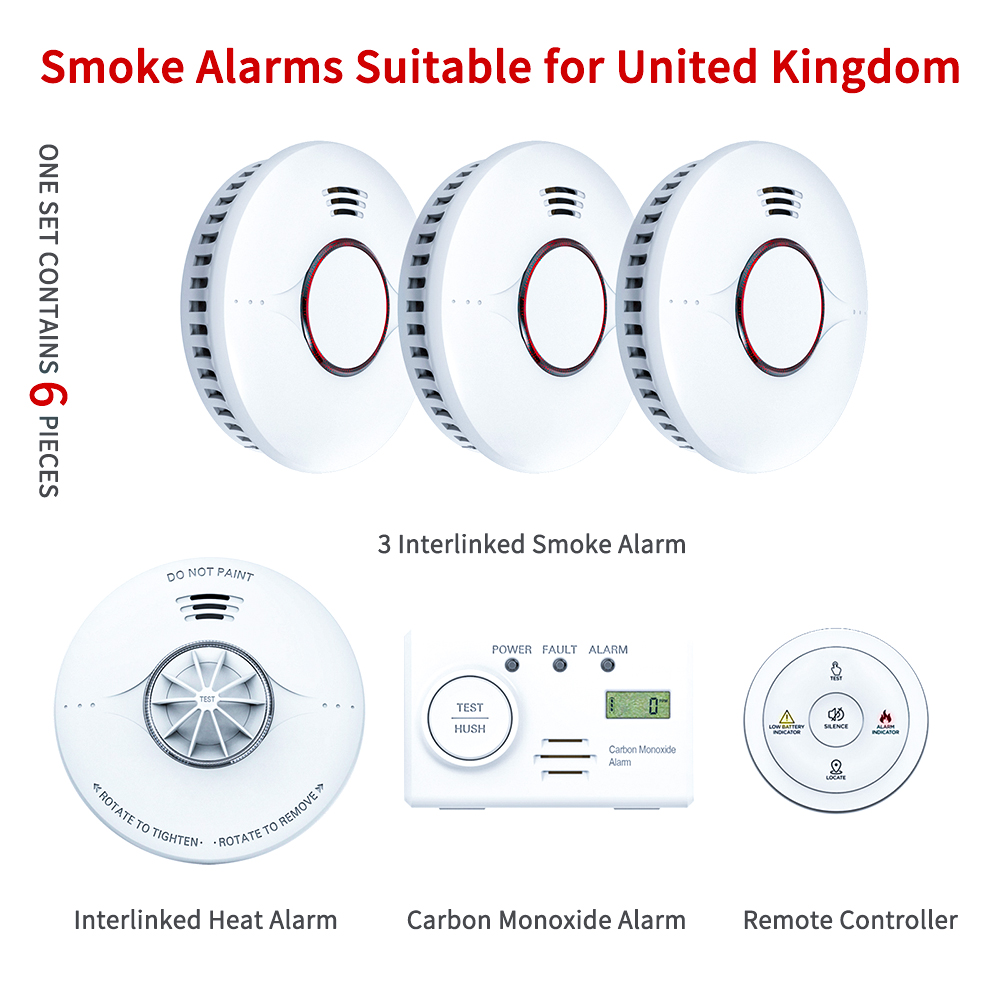Wireless Photoelectric 10 Year - Smoke Alarm 10 Year Battery 评论和价格