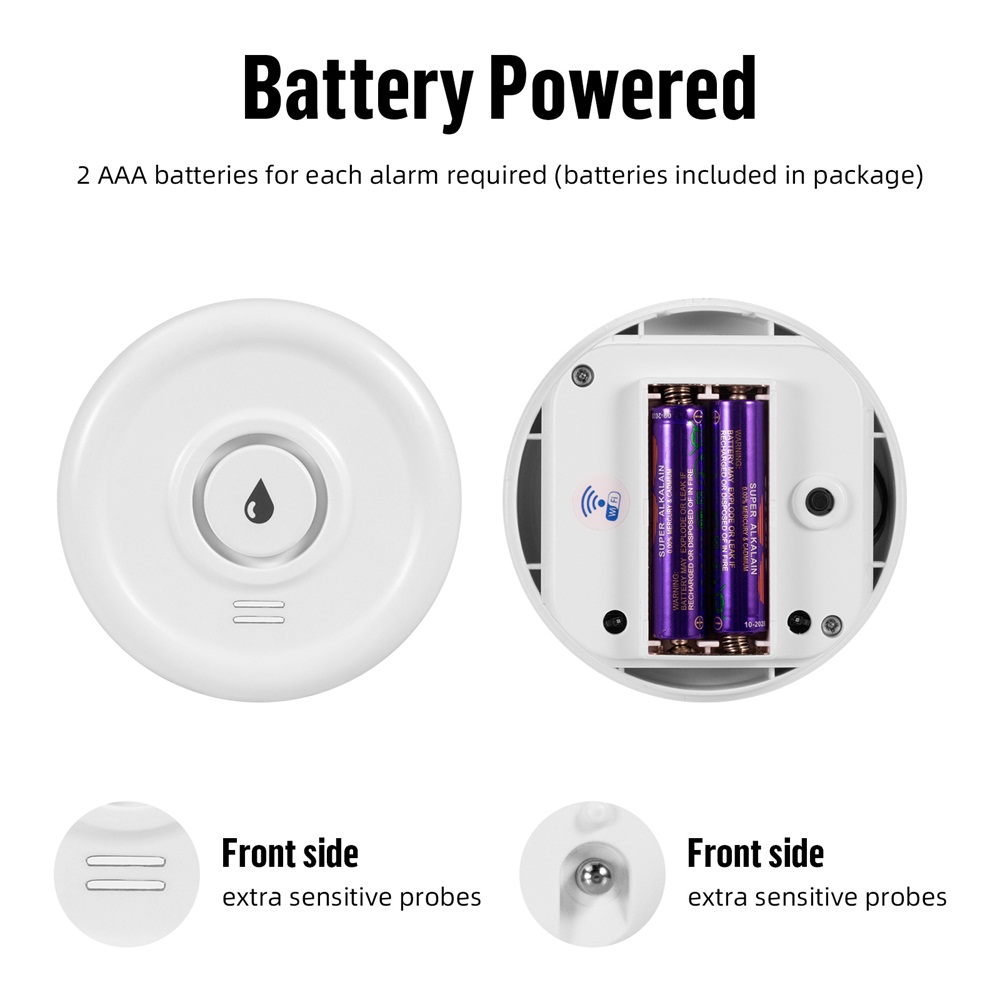 Tuya WiFi Water Leakage Alarm  - Water Leak Detector Wifi Alarm 评论和价格