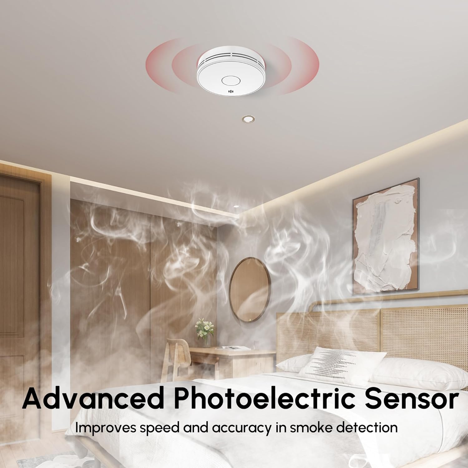 Smoke Alarm for Home, 10-Year  - Smoke Alarm 10 Year Battery 评论和价格