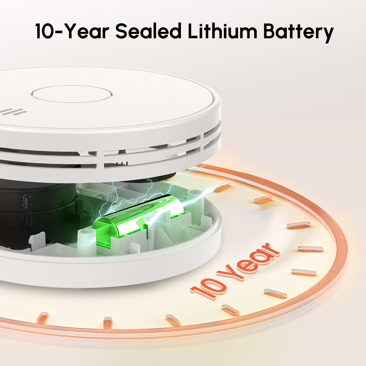 Smoke Alarm for Home, 10-Year  - Smoke Alarm 10 Year Battery 评论和价格