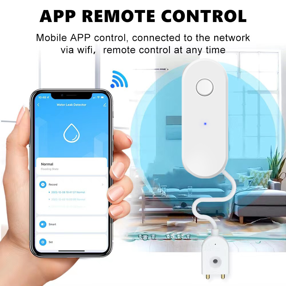 Tuya WiFi Smart Water Leak Sen - Water Leak Detector Wifi Alarm 评论和价格