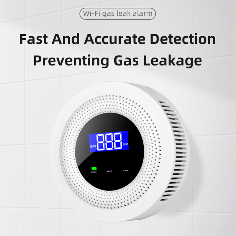 Eleopard Tuya WiFi LPG Gas Lea - Smart Smoke Detector Wifi 评论和价格