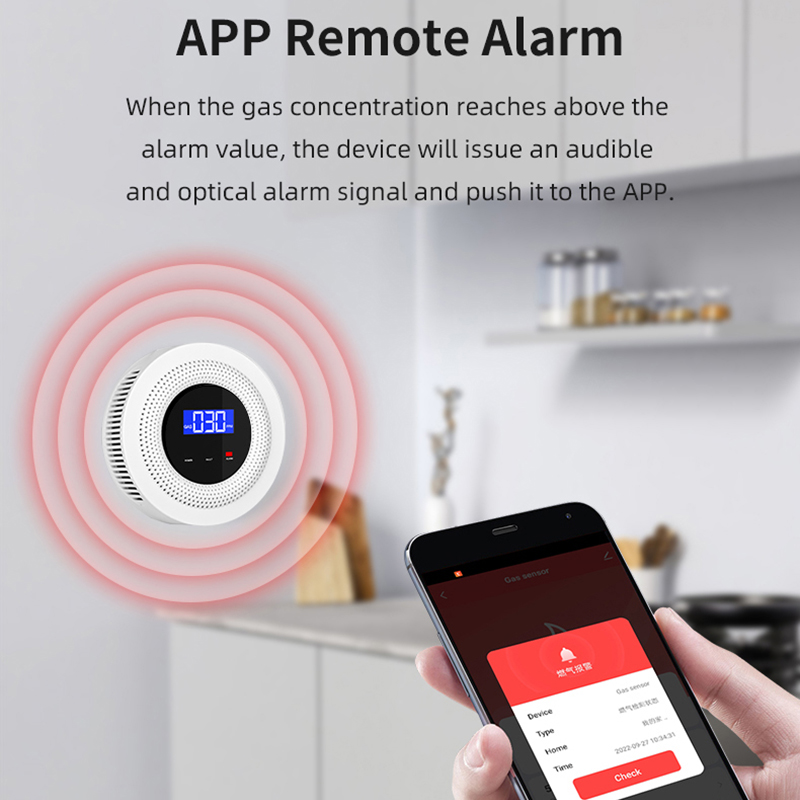 Eleopard Tuya WiFi LPG Gas Lea - Smart Smoke Detector Wifi 评论和价格
