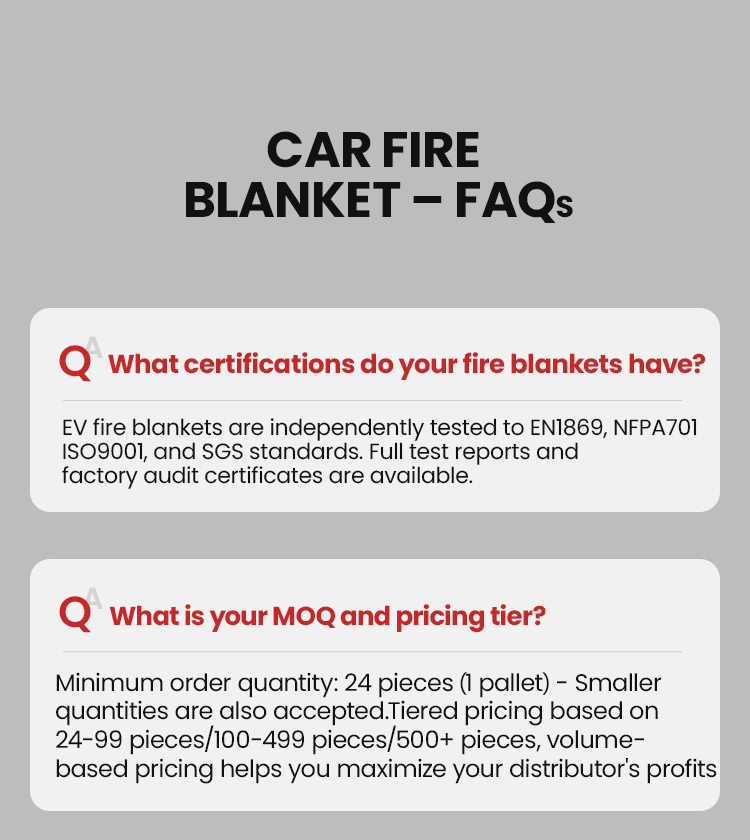 EV Fire Blanket For Parking Ga - Fire Blanket Fiberglass 评论和价格