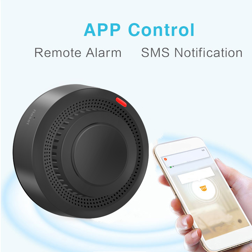 2.4G WiFi Smoke Detector Wirel - Smart Smoke Detector Wifi 评论和价格