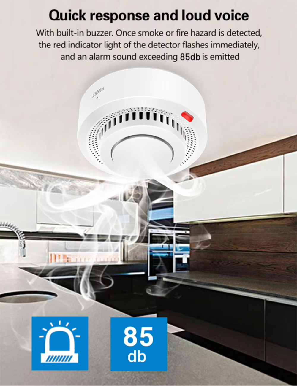 Gorelax 400A Tuya Wifi Smart S - Zigbee Smoke Sensor Tuya 评论和价格