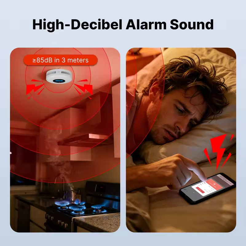 MOES Tuya ZigBee Smoke and Car - Carbon Monoxide Detector Combo 评论和价格
