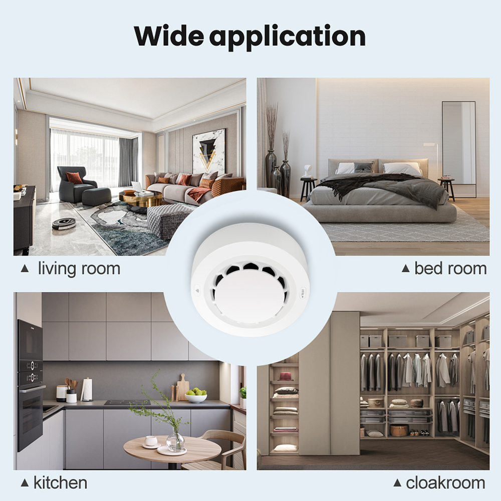 Tuya ZigBee Smoke Detector 85d - Zigbee Smoke Sensor Tuya 评论和价格