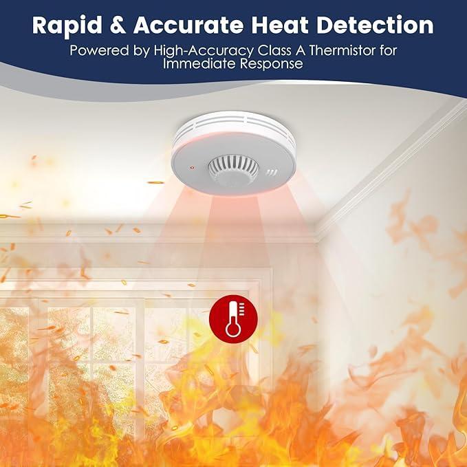 Wireless Interlinked Smoke and - Smoke Alarm 10 Year Battery 评论和价格